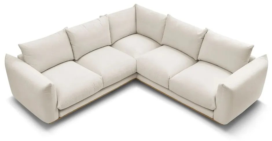 Кремав ъглов диван Ernest – Bobochic Paris