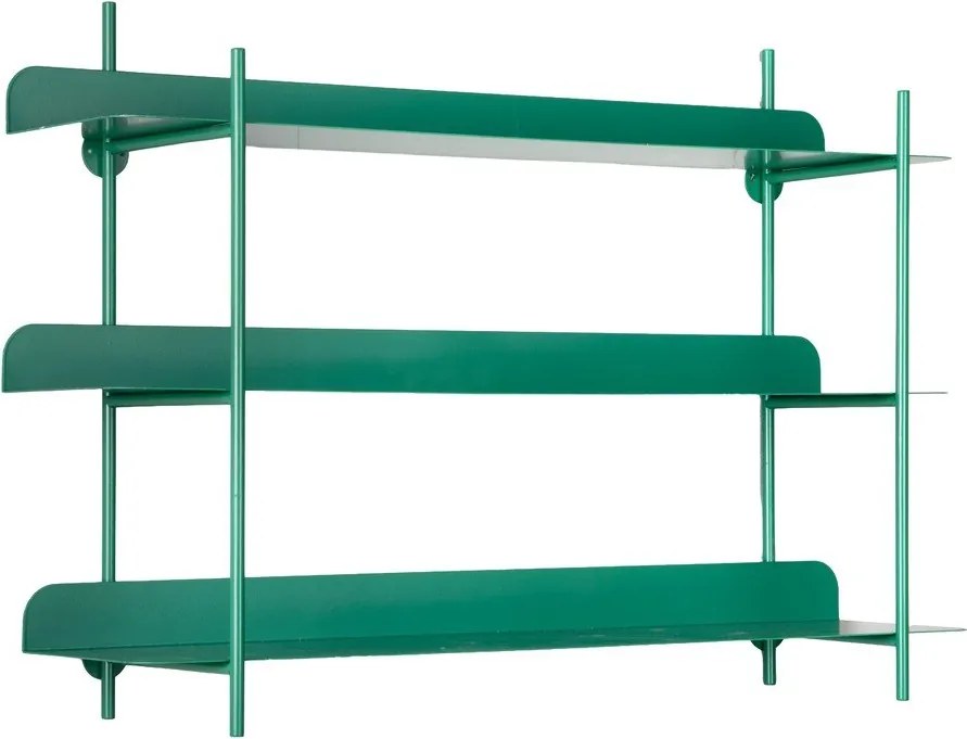 Зелен на няколко нива метален стенен рафт 60 cm Cool Retro – PT LIVING