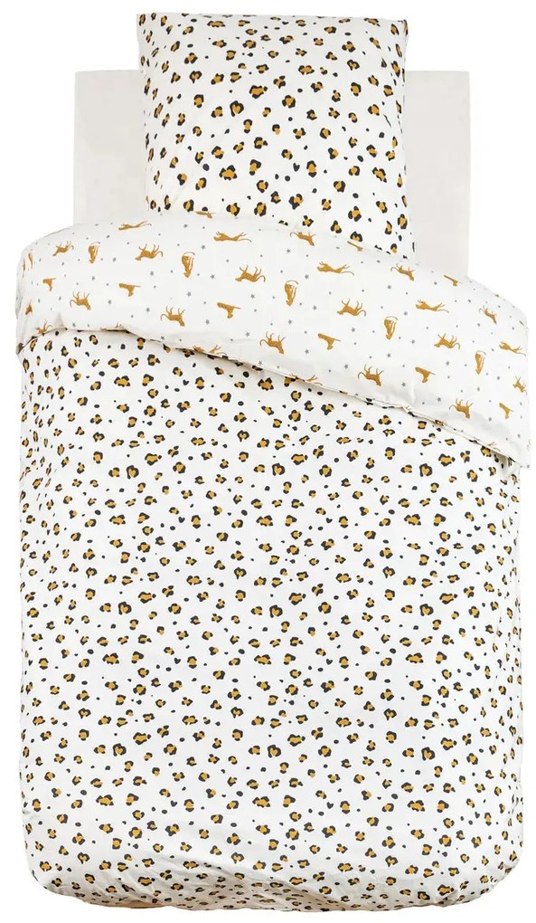 Детско двулицево спално бельо atmosphera Leopard, 140x200 cm, Памук