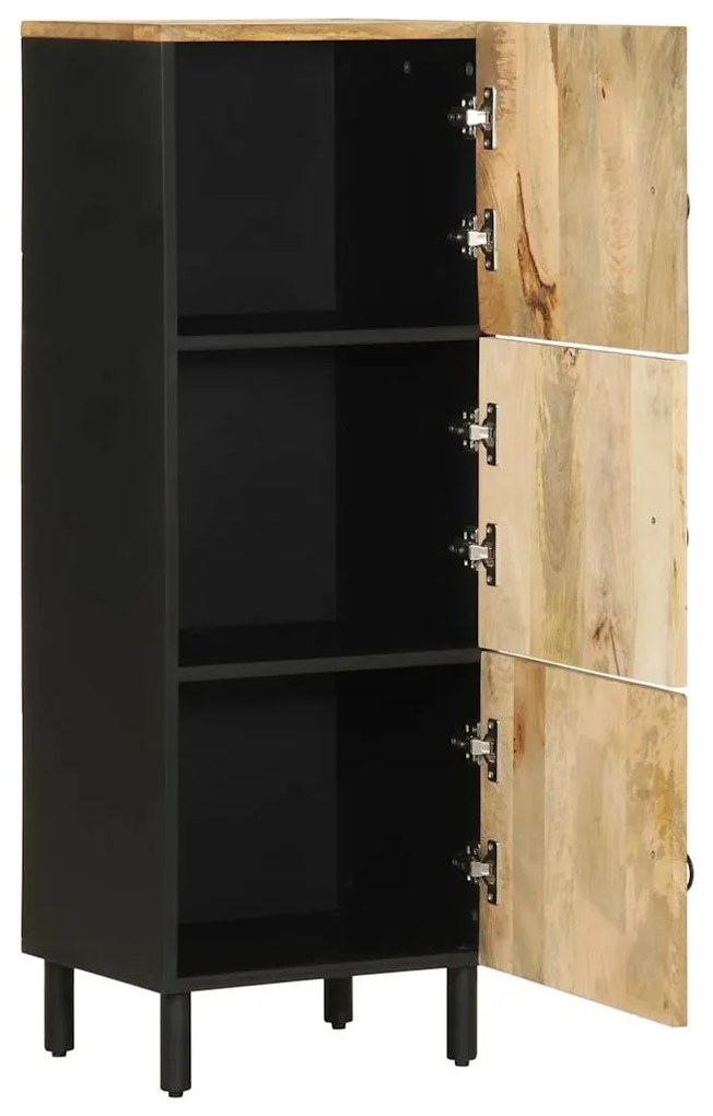 4018657 vidaXL Висок шкаф 40x33,5x110 см грубо мангово дърво масив