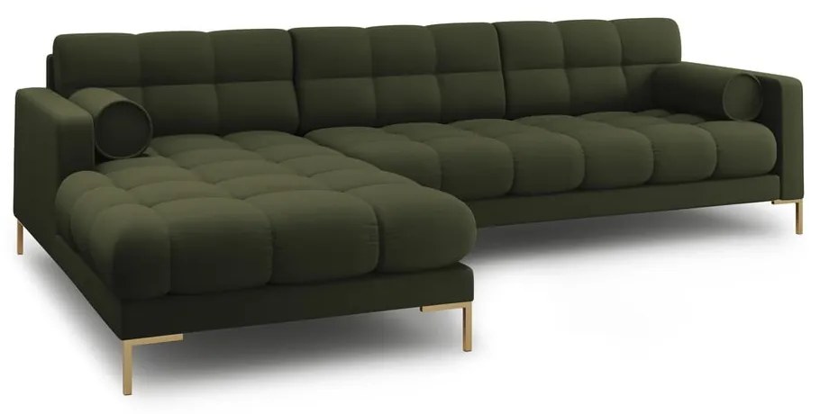 Зелен ъглов диван (ляв ъгъл) Bali – Cosmopolitan Design