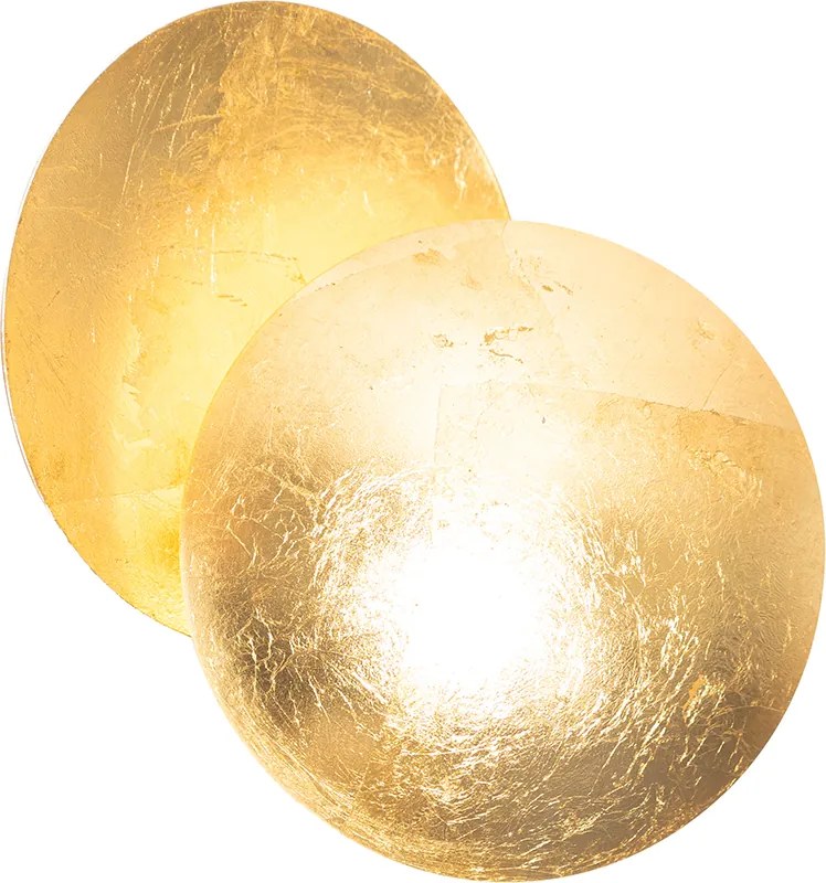 Интелигентна стенна лампа златиста с WiFi G9 - Sunrise