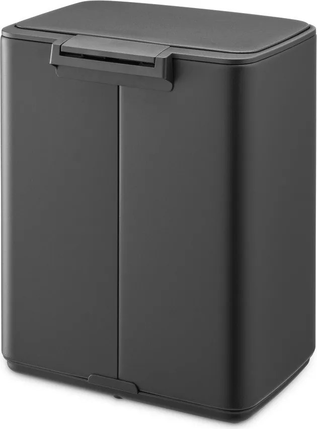 Тъмносиво стоманено кошче за боклук с педал 12 l Bo – Brabantia