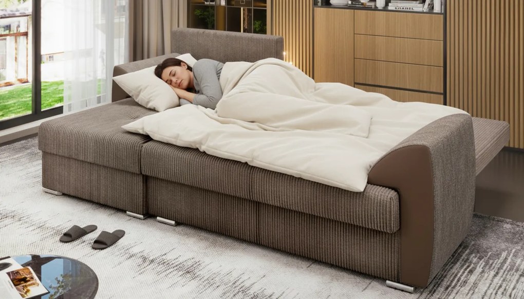 Разтегателен ъглов диван Норд