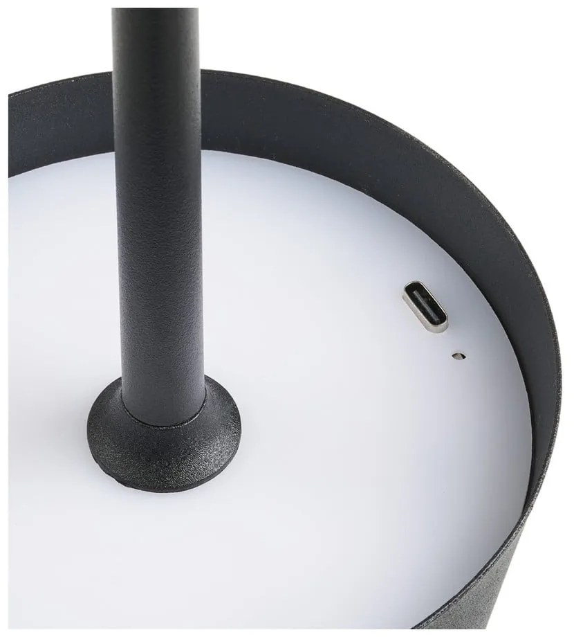 Черна LED настолна лампа (височина 37 cm) Bradford – House Nordic