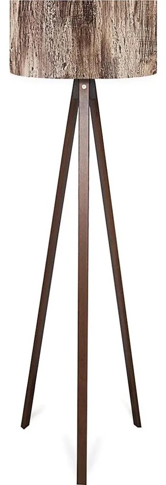 Подова лампа AYD 1xE27/40W/230V кафява