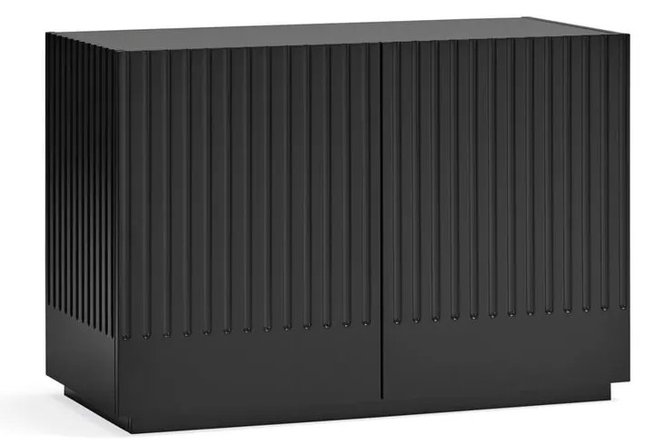 Черен нисък скрин с чекмеджета 100x70 cm Doric - Teulat