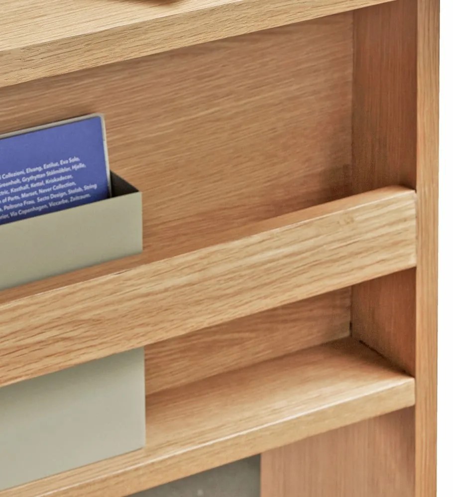 Работна маса с дъбов плот 70x140 cm Forma – Hübsch