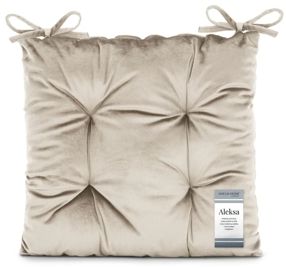 Кадифена възглавница за стол 40x40 cm Aleksa – Restilo
