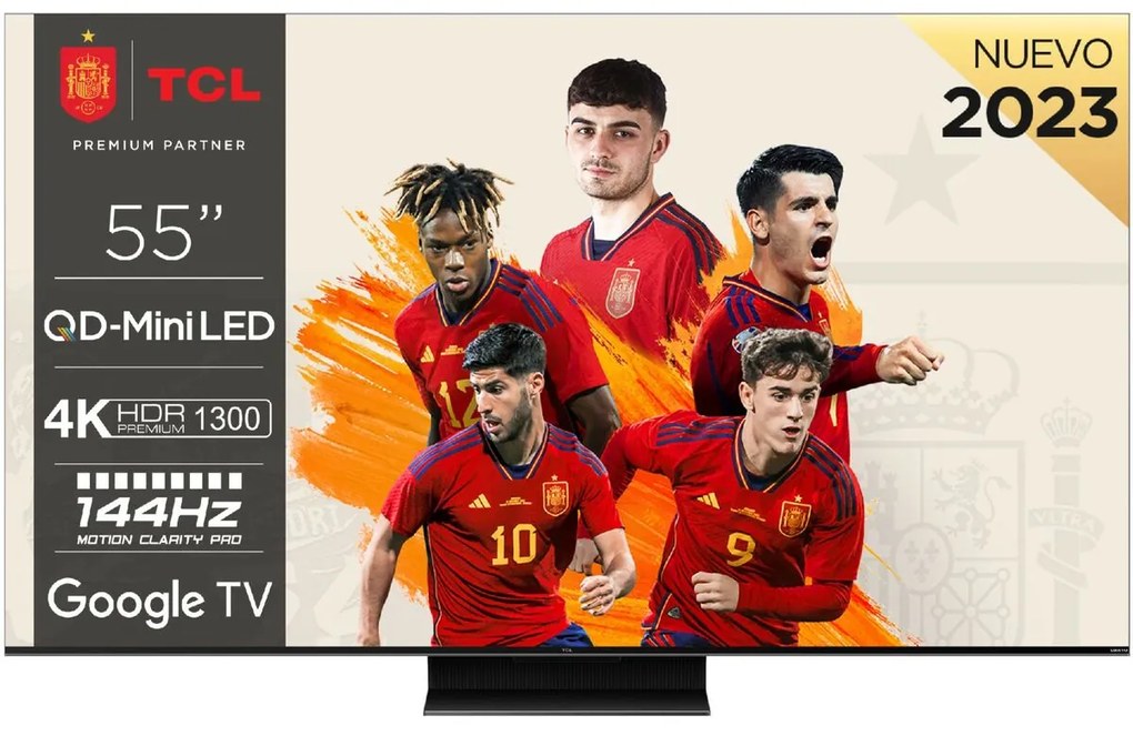 Смарт телевизор TCL 55C805 55" 4K Ultra HD LED AMD FreeSync