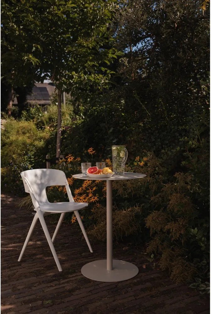 Стоманена кръгла бар маса ø 57 cm Snow – Zuiver