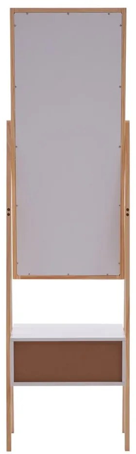 Подово огледало с дървена рамка 45x160 cm Rostok - Premier Housewares