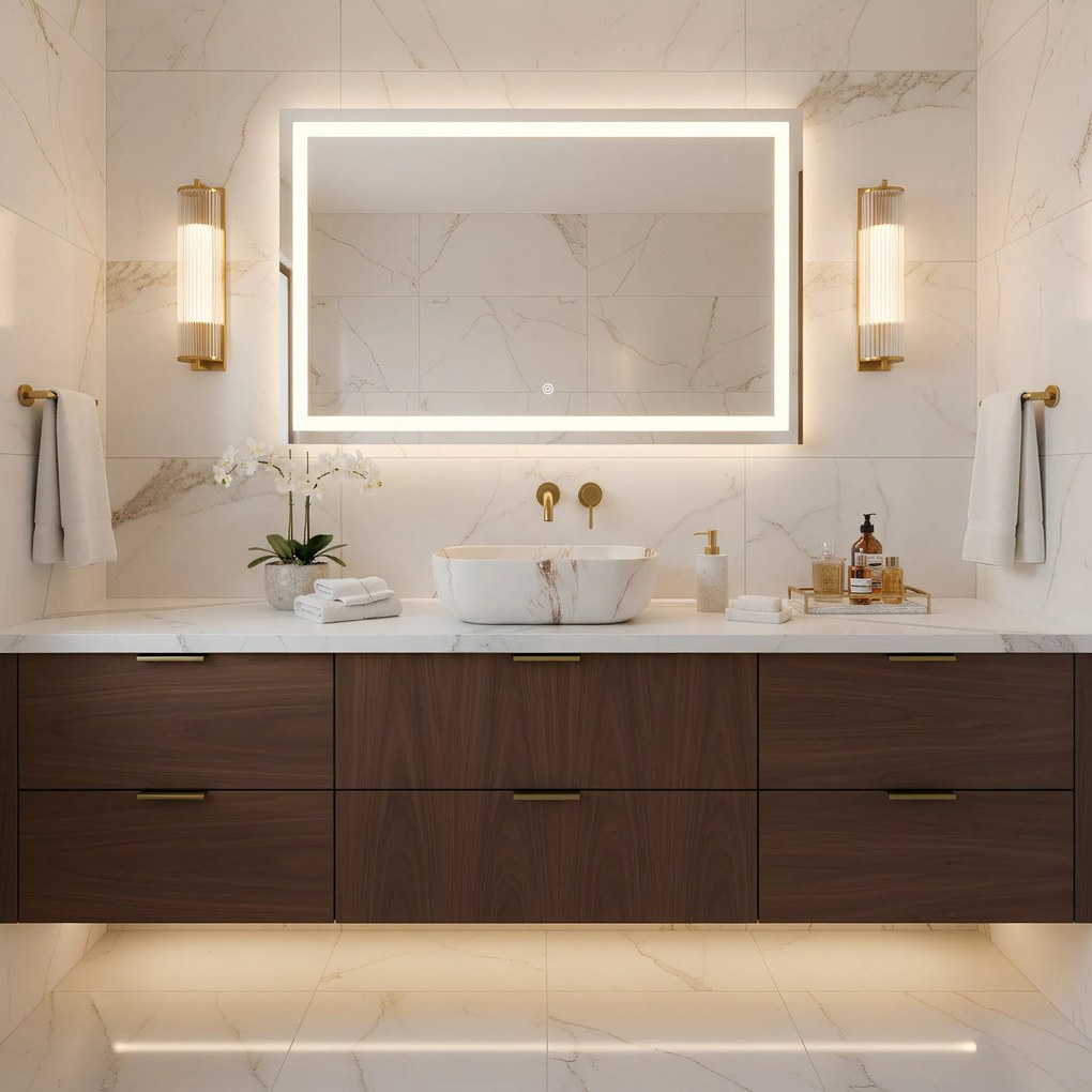 Умивалник за плот Rea Belinda Marrone Matt