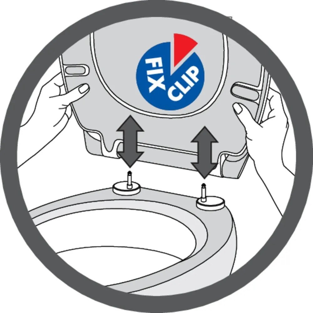 Тоалетна чиния с автоматично затваряне 37 x 44,5 см Ostuni – Wenko