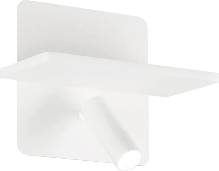 Ideal Lux - LED стенен спот PIANO LED/10W/230V CRI 90 USB бял