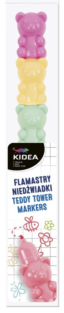 Kidea - Маркери-кула 6 цв. Пастел 97401