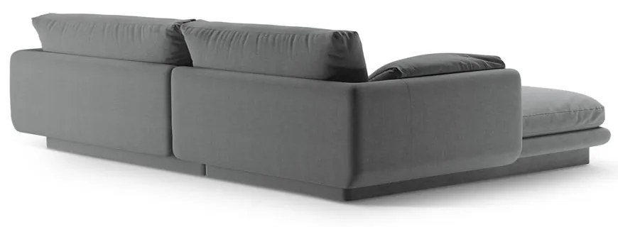 Тъмносив ъглов диван (десен ъгъл) Torino – Micadoni Home