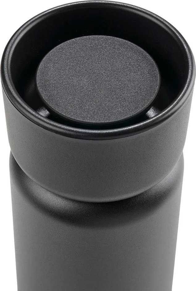 Черна термочаша от неръждаема стомана 400 ml Singles – Zone