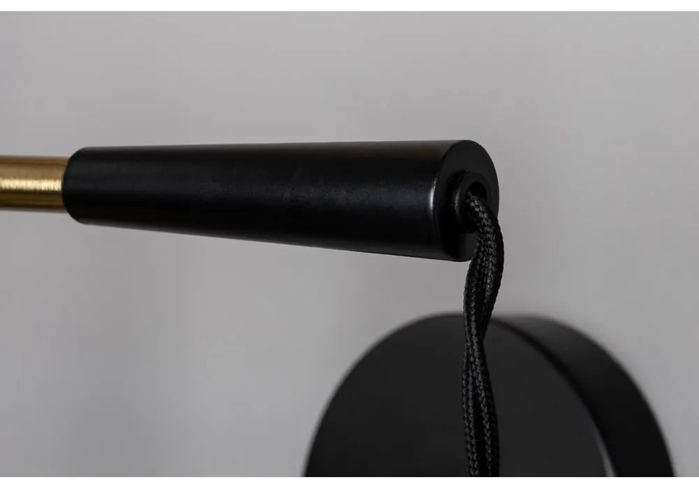 Стенна лампа в черно и златисто Penelope – Dutchbone