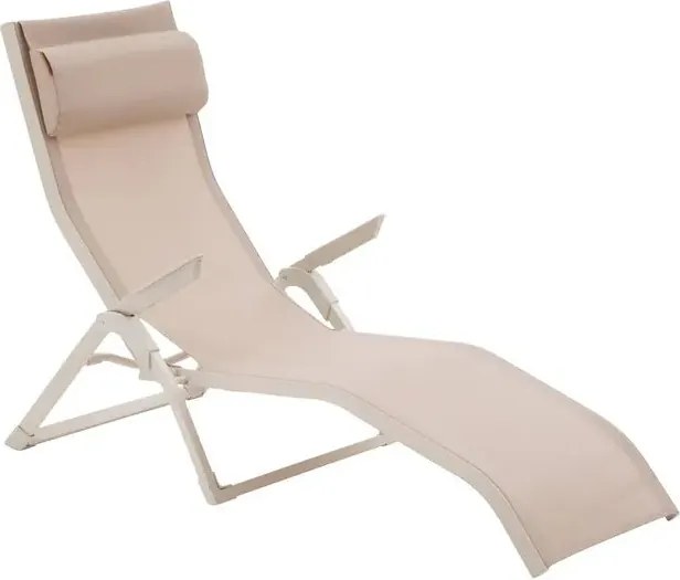 Сгъваем шезлонг Hesperide Decima, Алуминий - Антрацит/Графит