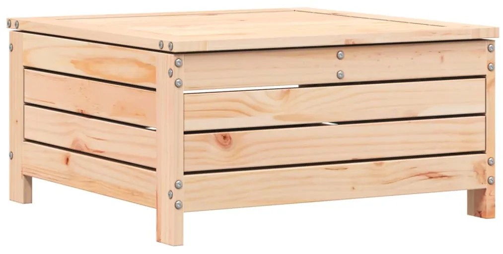 844898 vidaXL Градинска табуретка, 62x63,5x32 см, борова дървесина масив