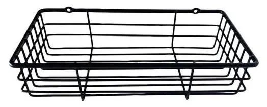 Стена за душ 12x25 см, черна