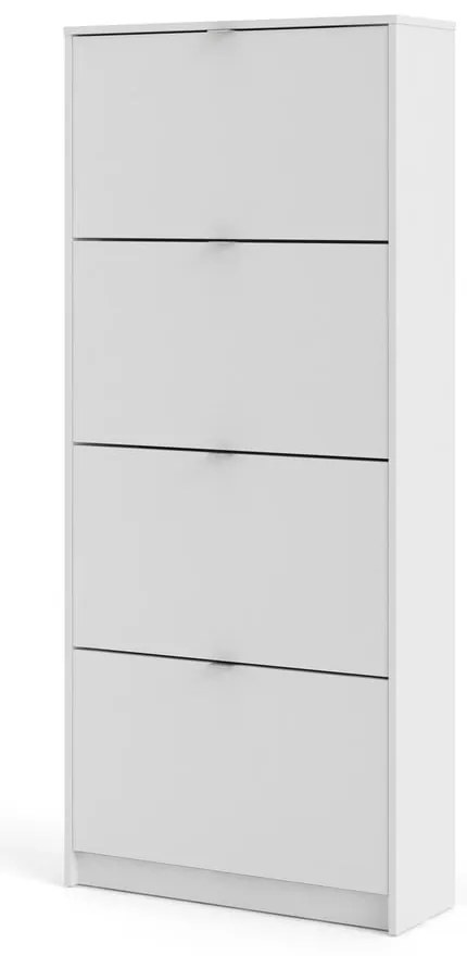 Бяла накланяща се стойка за обувки Shoes – Tvilum