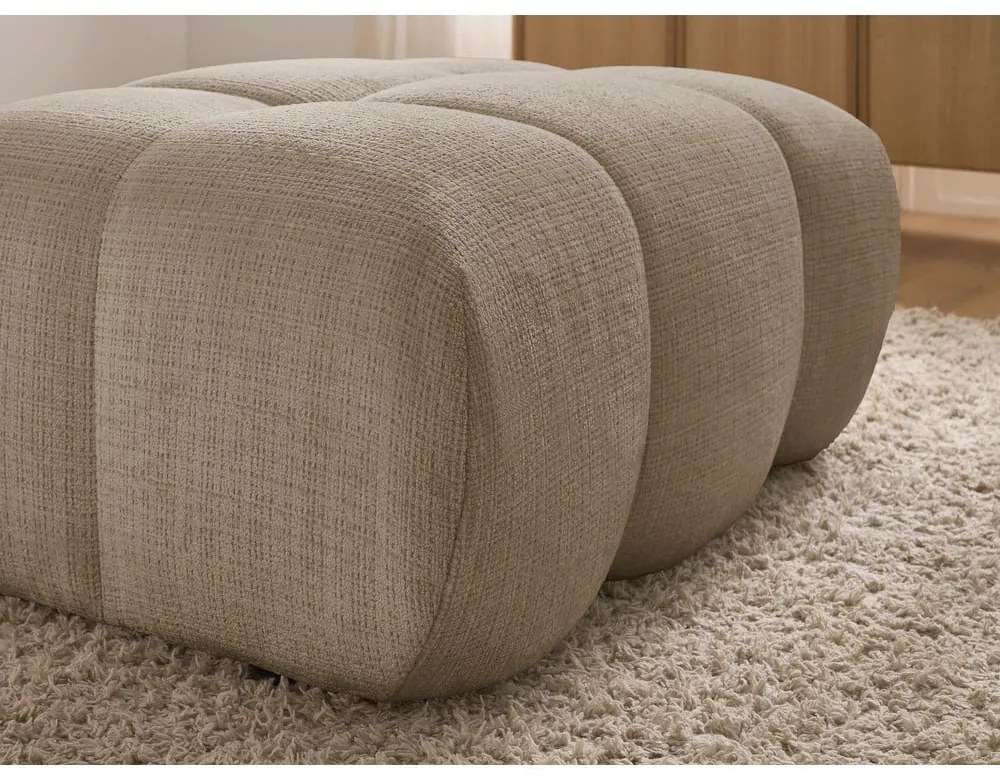 Кафява шенилова табуретка Ivane – Bobochic Paris