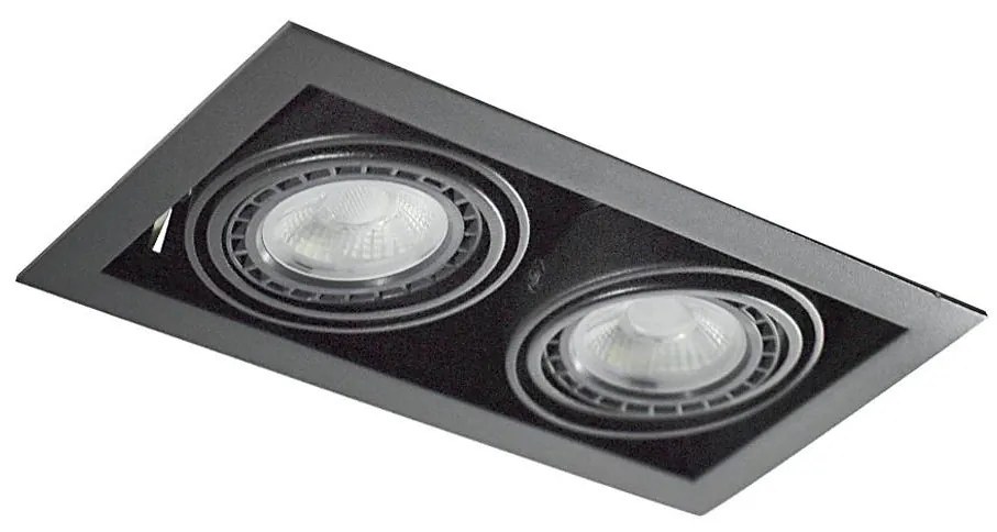 Azzardo AZ2875 - Вградено осветително тяло NOVA 2xGU10-ES111/50W/230V