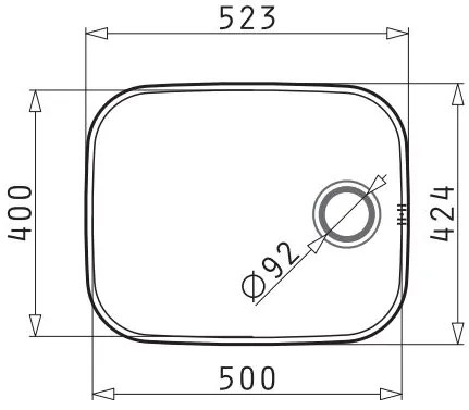 Измийте Pyramis IRIS 1B-50X40