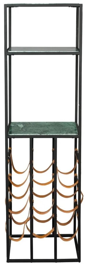 Зелена и черна стойка за вино за 9 бутилки Mil - Dutchbone