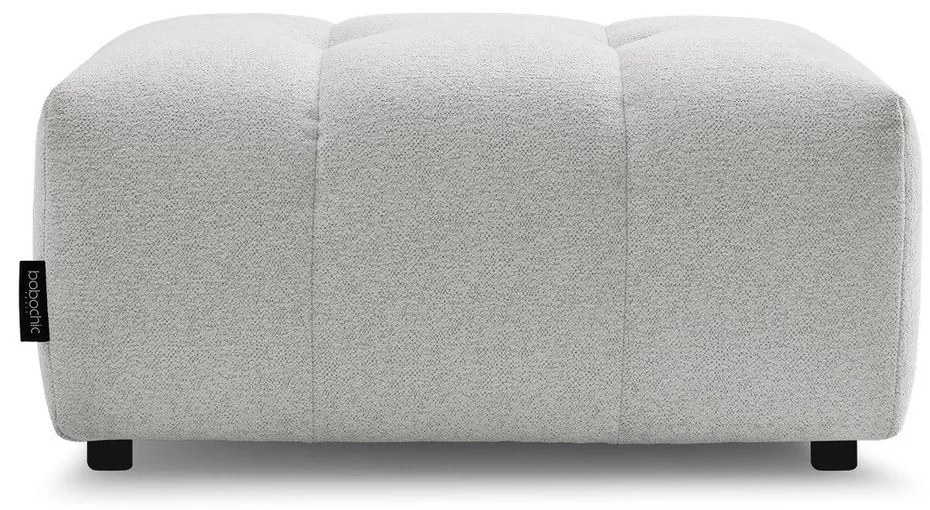 Светлосива шенилова табуретка Roxelane – Bobochic Paris