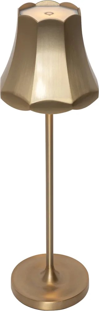 Ретро настолна лампа злато акумулаторна IP44 - Granny