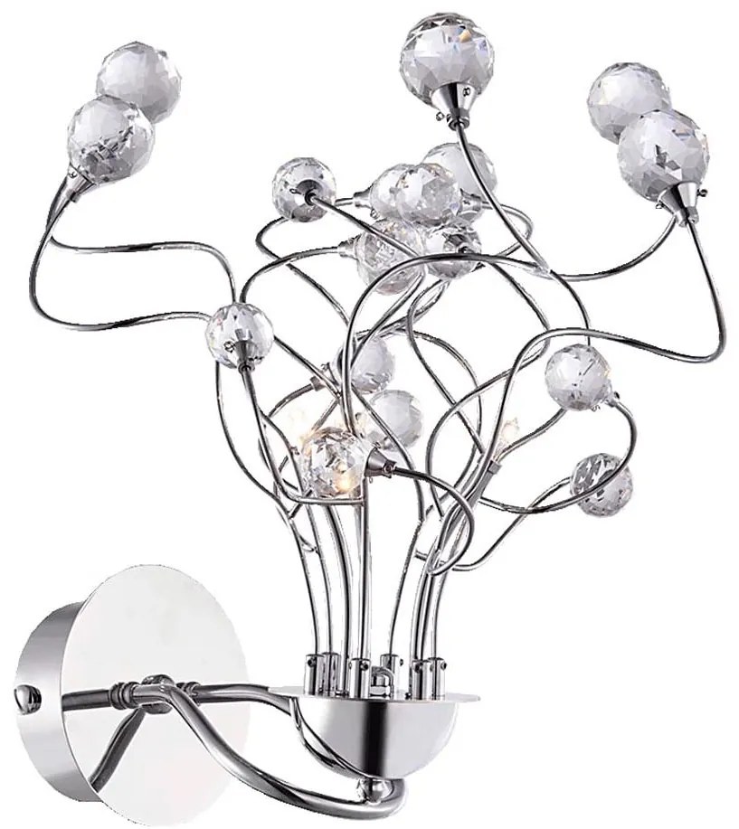 LUXERA 1532 - Стенно осветително тяло CRYSTAL 3xG4/20W/230V