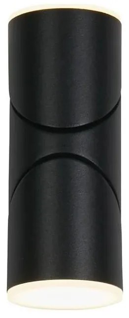 Searchlight 36180BK - LED външно стенно осветително тяло SOHO 2xLED/6W/230V IP44