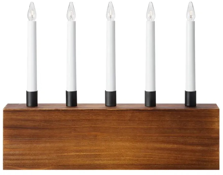 Кафява коледна светлинна украса Albero – Markslöjd