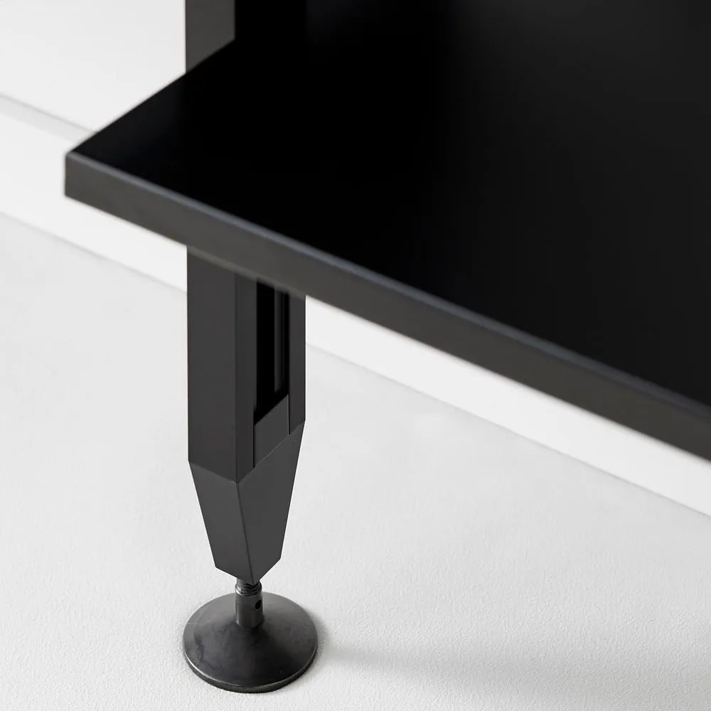 Черна етажерка за книги в дъбов декор 98x210 cm Edge by Hammel - Hammel Furniture