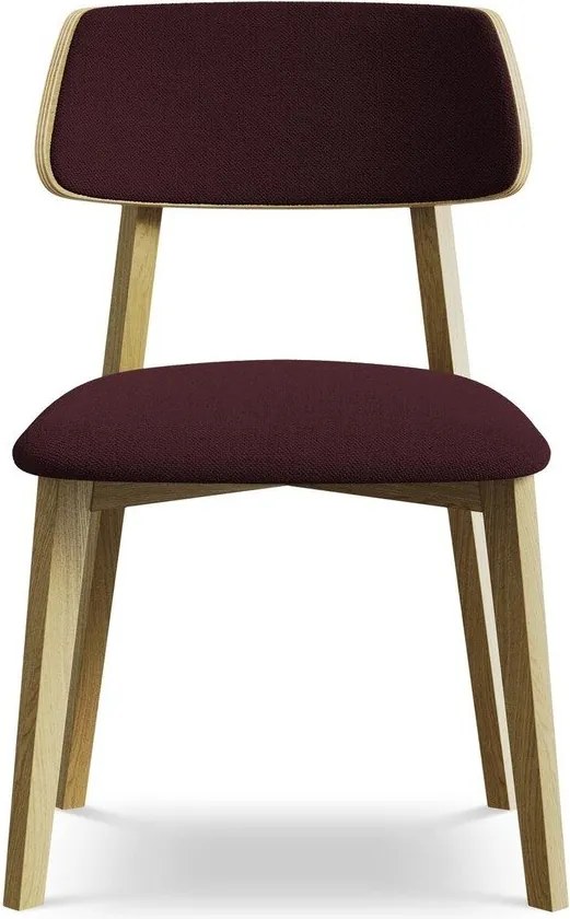 Бордо трапезен стол от масивна дървесина Niu – Makamii