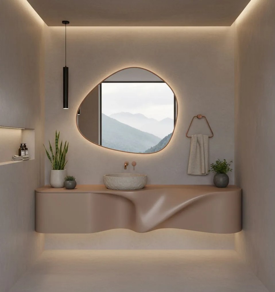 Закачалка за баня Tomi 5810 Brush Copper