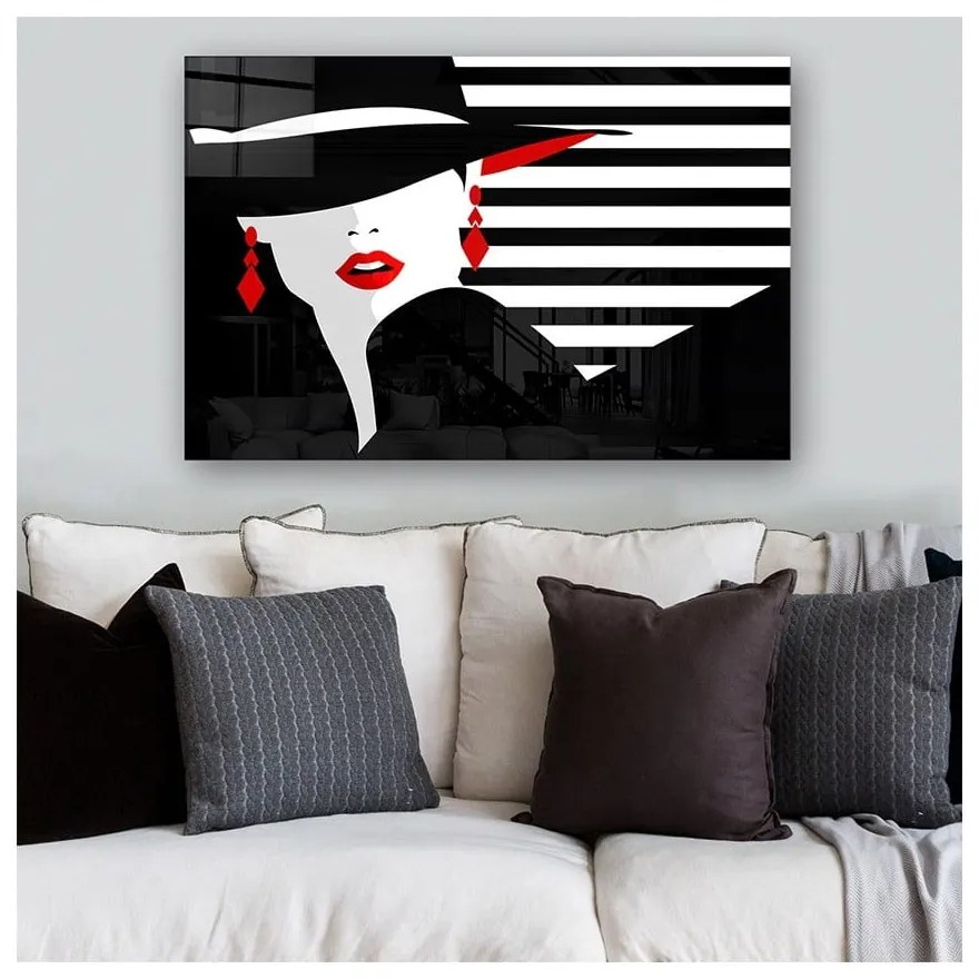 Картина върху стъкло 100x70 cm - Wallity