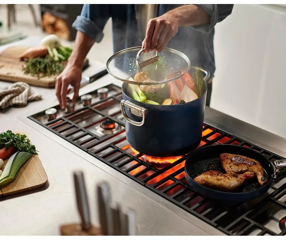 Касерола с капак с керамично покритие подходящо за индукционен котлон Space – Joseph Joseph