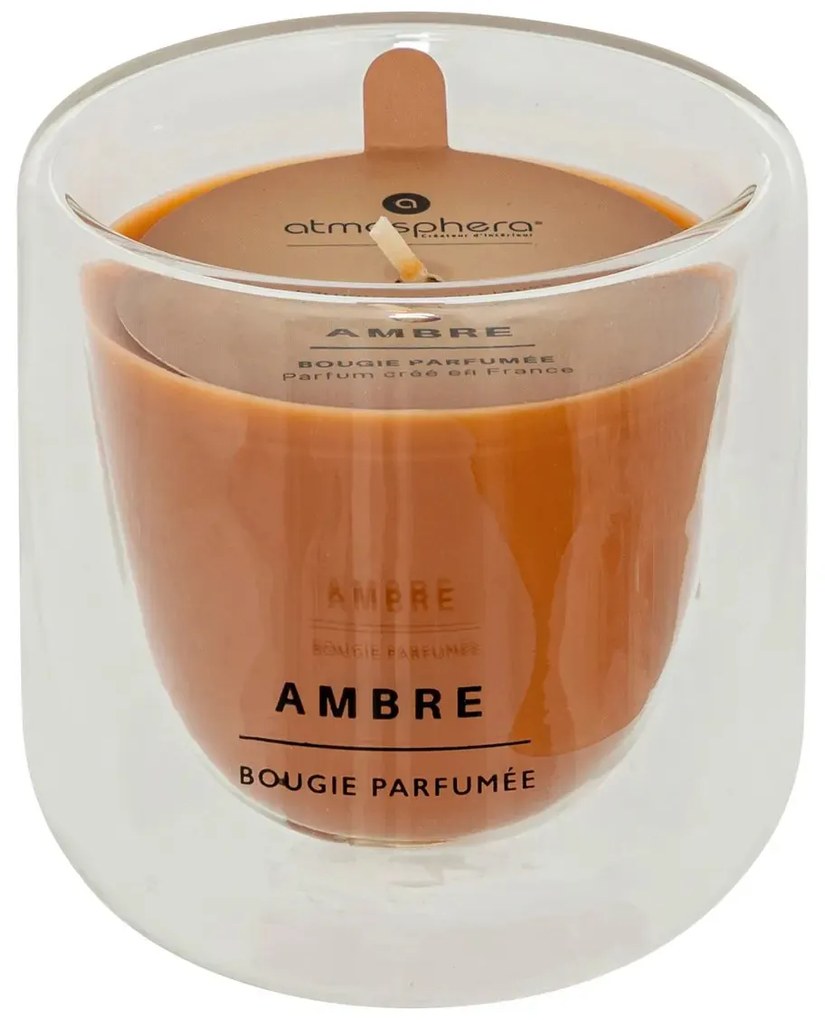 Ароматна свещ atmosphera Ilan, Стъкло, 130 g - Lily of the Valley