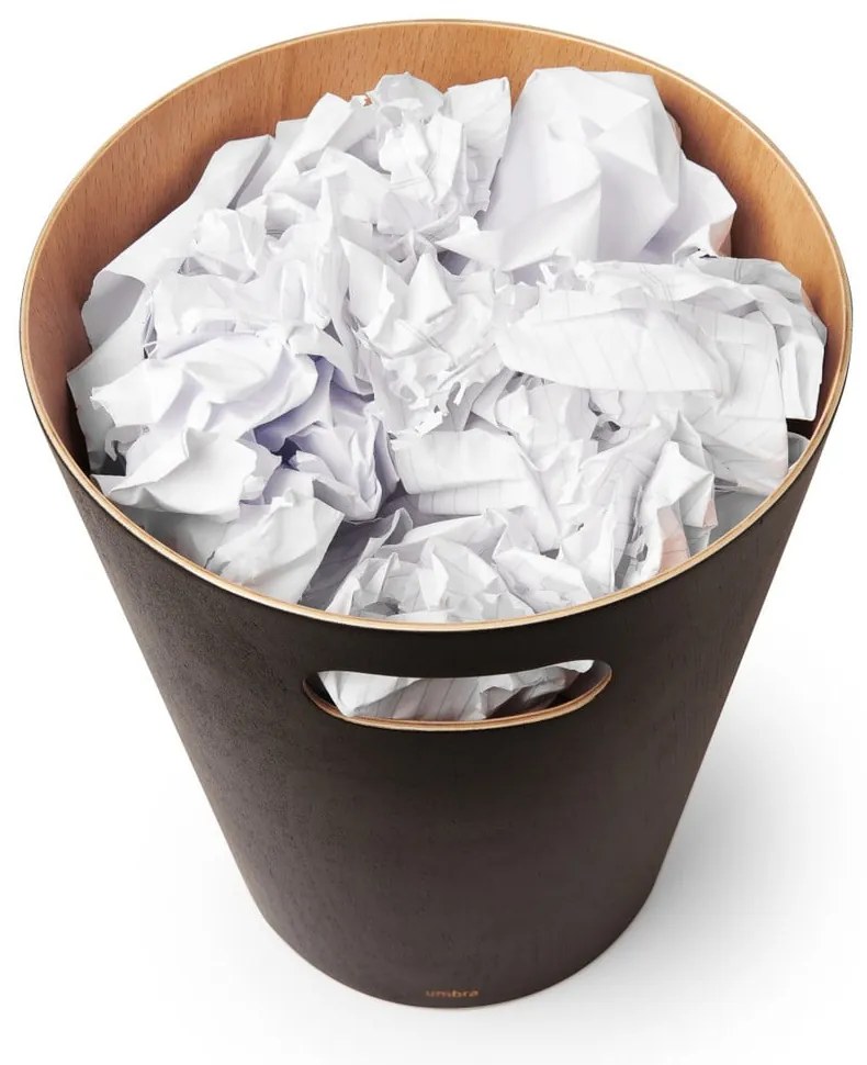 Черно офис кошче за боклук 7,5 l Woodrow – Umbra