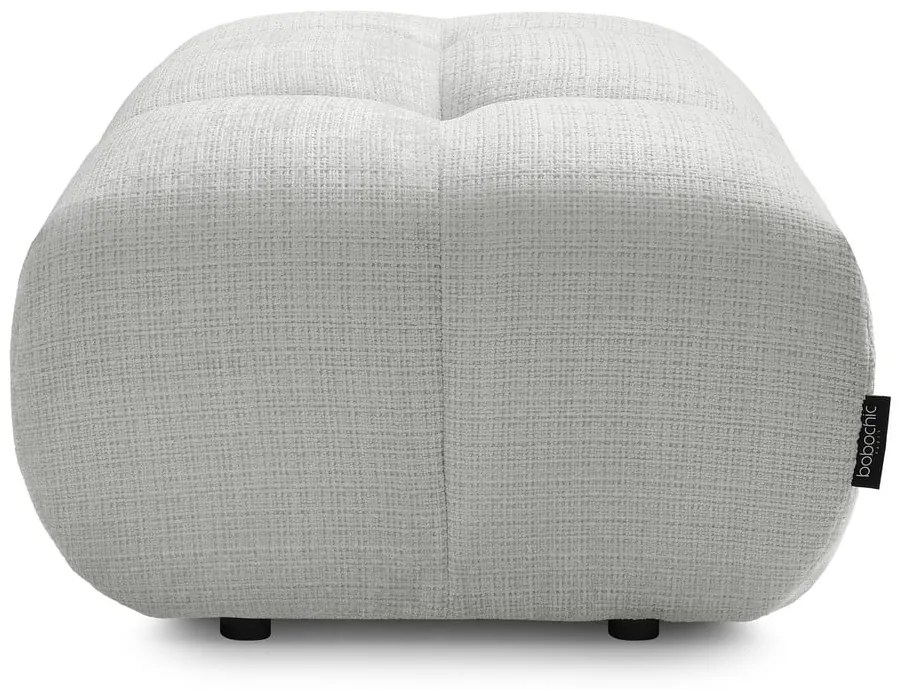 Светлосива шенилова табуретка Ivane – Bobochic Paris