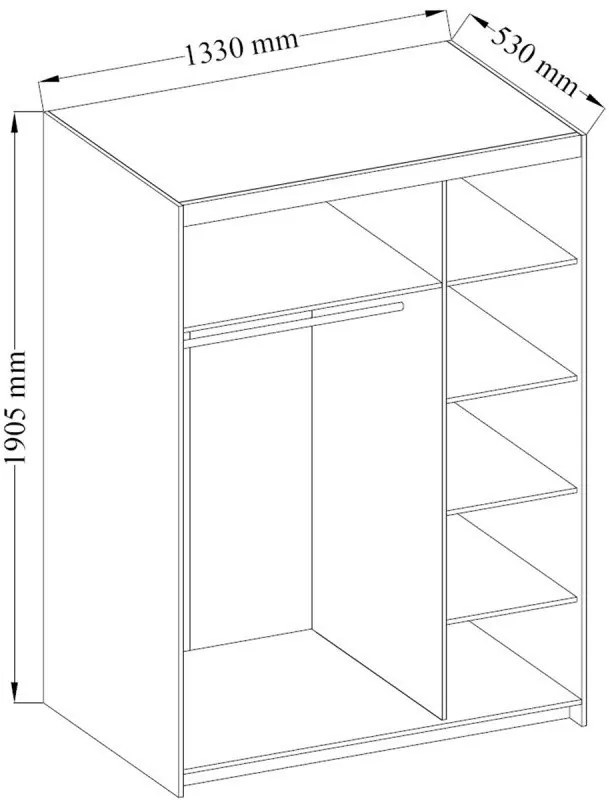 Гардероб 3-doors Ester-Gkri