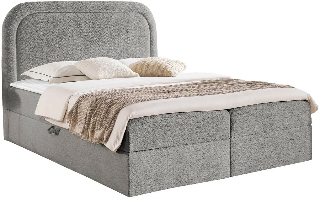 Тапицирано легло Bonito-Сив-140 x 200