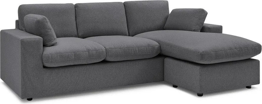 Тъмносив ъглов диван Belair – Bobochic Paris