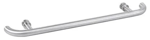 Дръжка за врата 80x4 см, неръждаема стомана/сребрист цвят