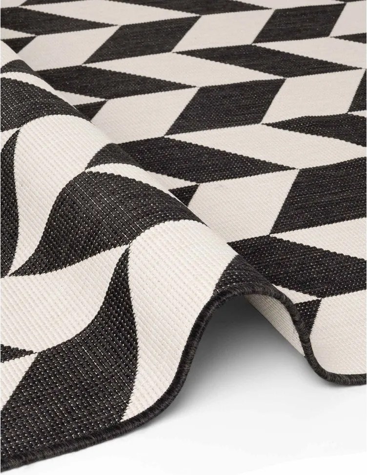 Черен/кремав килим за открито и закрито 120x170 cm Haringey Terrick – Ted Baker