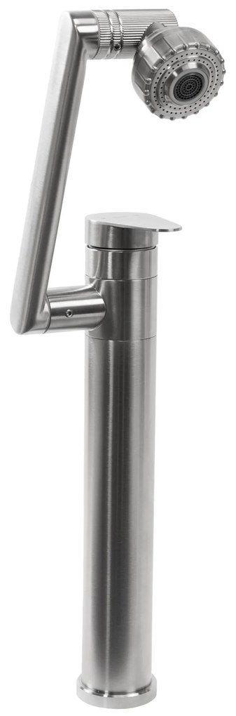 Смесител за баня Rea PACO Nickel Brush INOX High